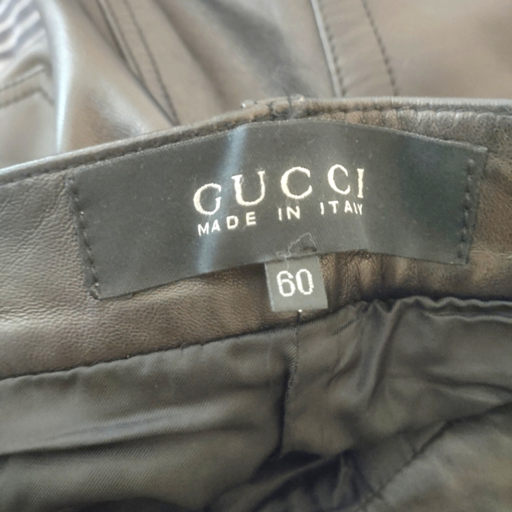 Gucci leather pants
